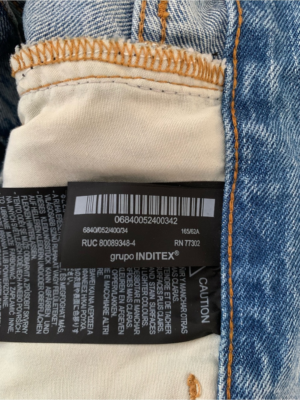 Zara high rise light wash culotte jeans with wide leg. Size 2 - Picture 11 of 13
